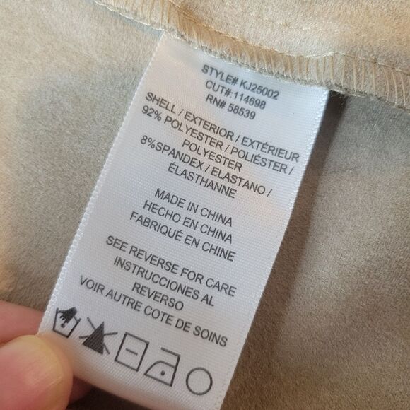 KUT FROM THE KLOTH Tayanita Floral Faux Suede Jacket Drape Collar Size Small - Picture 4 of 9